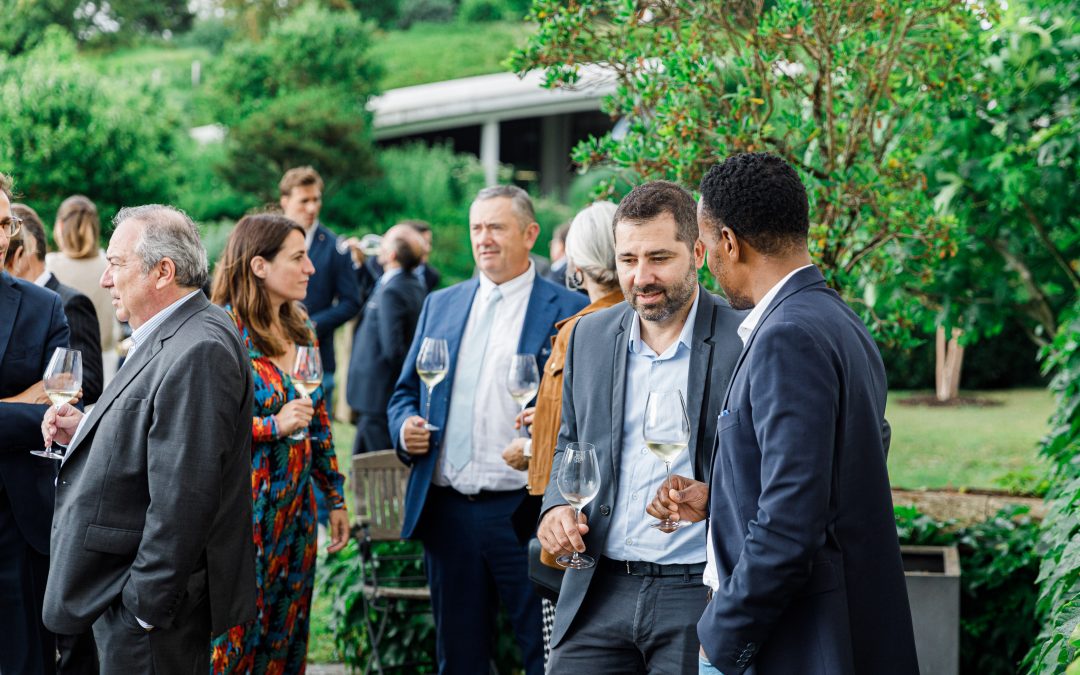 Véronique Sanders accueille le Bacchus Business Club à Haut-Bailly