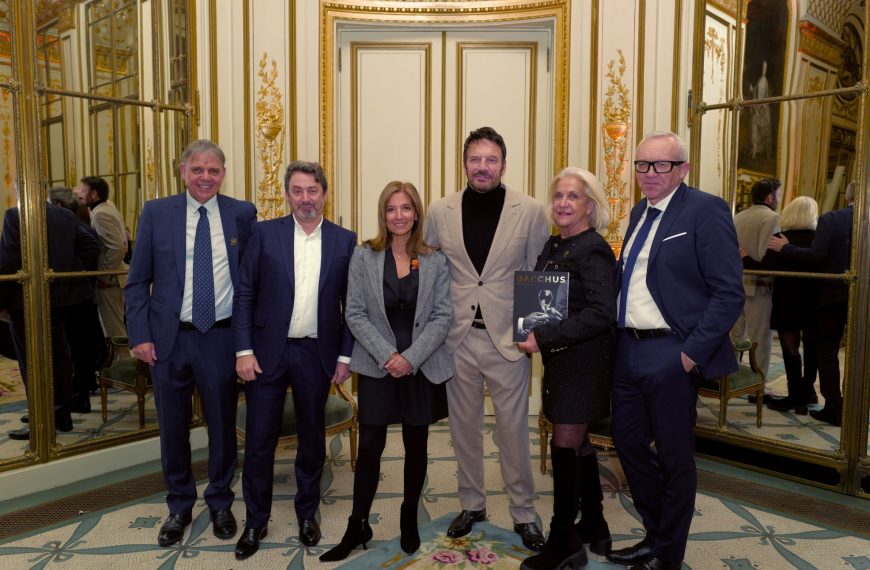 Samuel Le Bihan et Valérie Rousselle au Bacchus Business Club de Paris