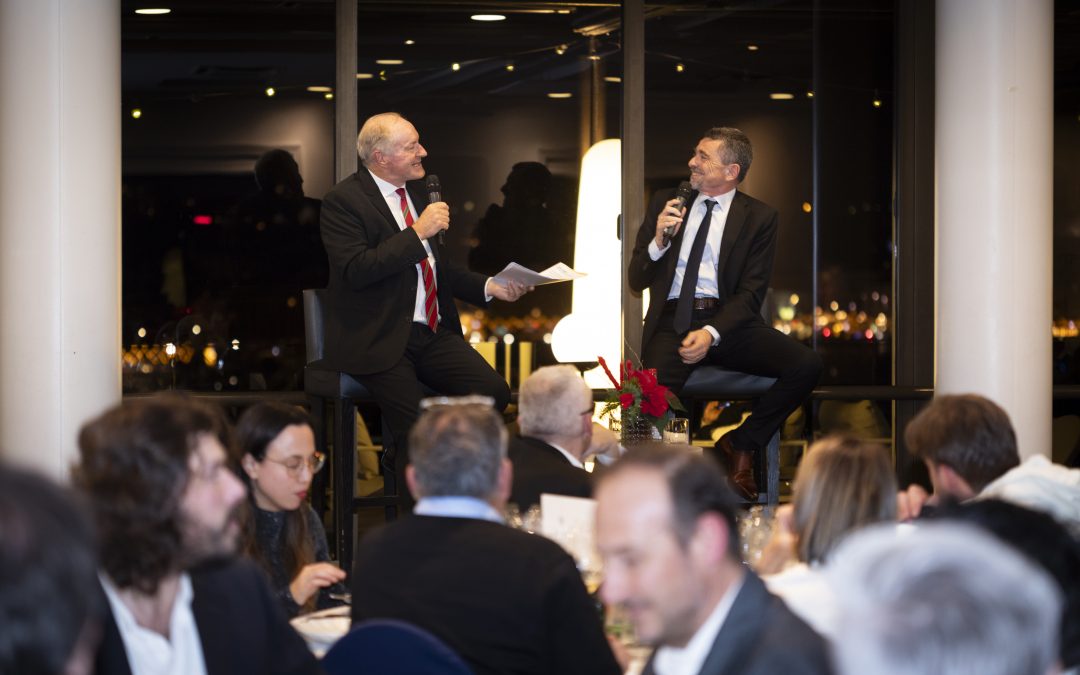 Olivier Sumeire et Guillaume Deglise à Marseille lors de la dernière soirée de l&rsquo;année