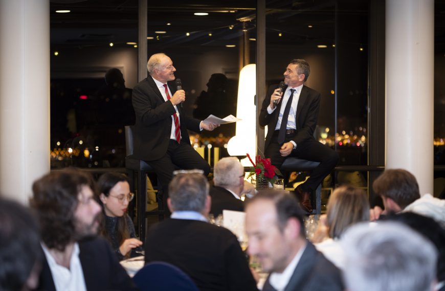 Olivier Sumeire et Guillaume Deglise à Marseille lors de la dernière soirée de l&rsquo;année