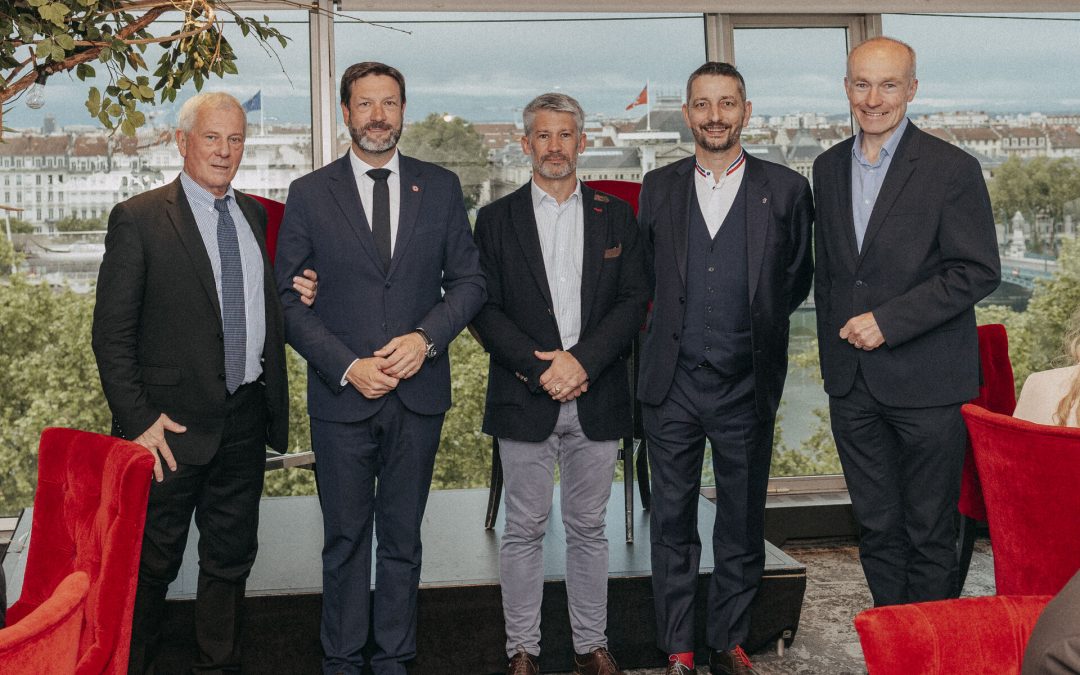 Fabrice Pannekoucke et Anatole de la Brosse au Bacchus Business Club Lyon